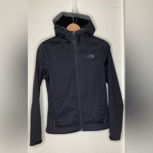 The North Face Womens Hooded  Black Fleece Lined Jacket SM.